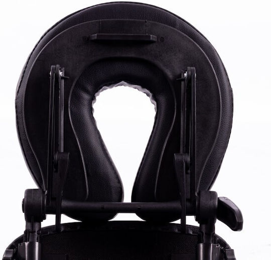 SuperOrtho Kopfstütze Massage und Physiotherapie Schwarz 54x19cm.
