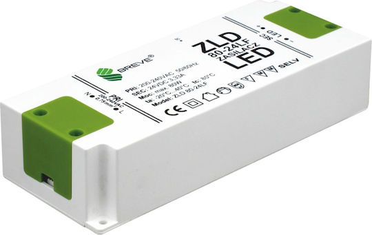Breve LED-Netzteil IP20 Leistung 80W mit Ausgangsspannung 24V