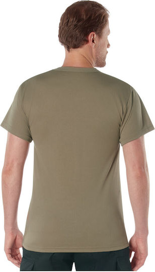 Rothco Kurzes T-Shirt Mit Schnellem Trocknen Und Feuchtigkeitsmanagement Coyote Braun