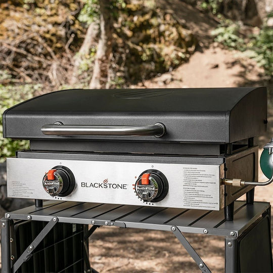 Blackstone Steel Griddle with Flat Grill Plate
