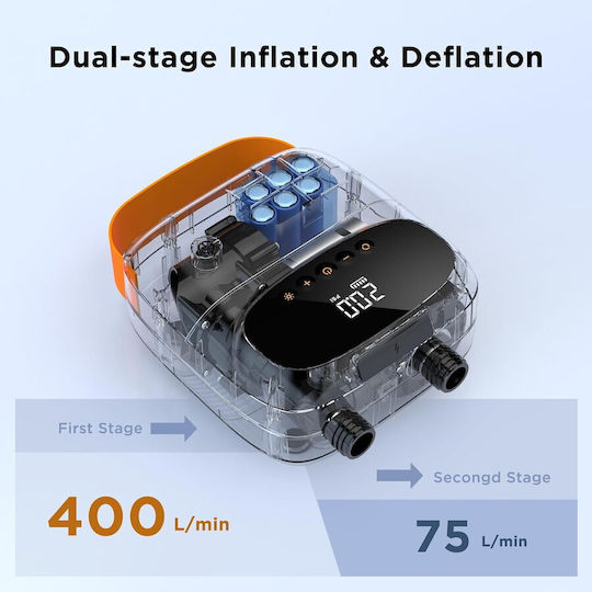Airbank D13 Pro Електрическа Помпа за SUP Черна