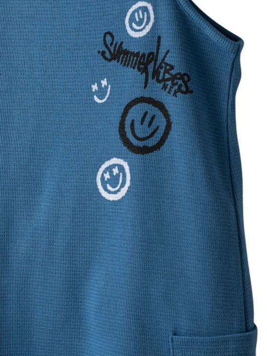 Girls Sleeveless Dress Petrol