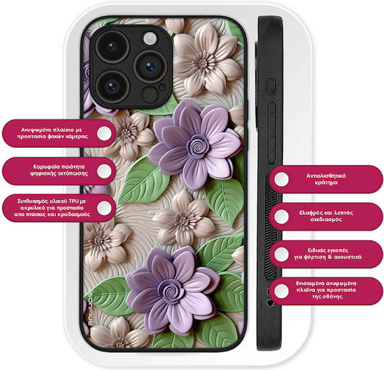Θήκη Sonique 3d Flower Series Honor 600 5g Βιολετί
