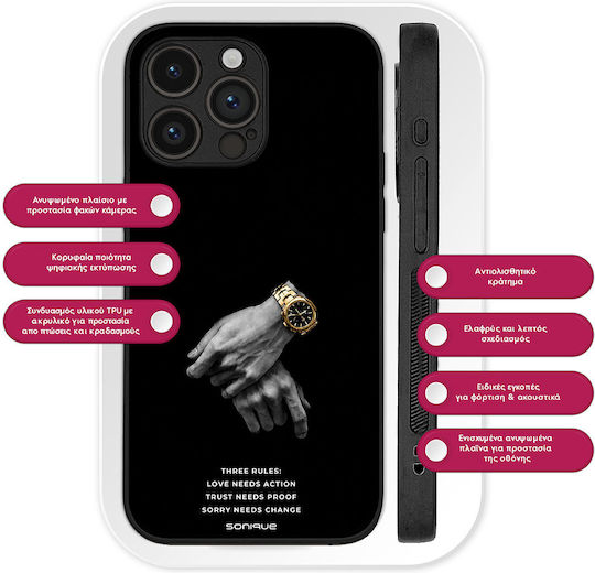 Калъф Sonique Men's Edition Series Realme 12 Pro 5g Realme 12 Pro Plus 5g Three Rules