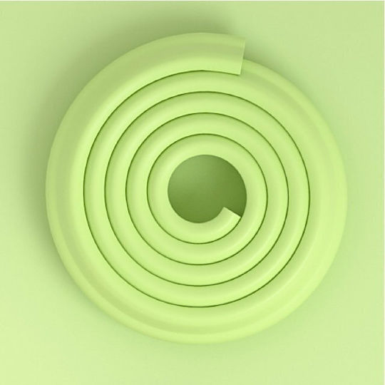 Protecție pentru Suprafață din Lemn în Culoare Verde 200x4x1.3cm