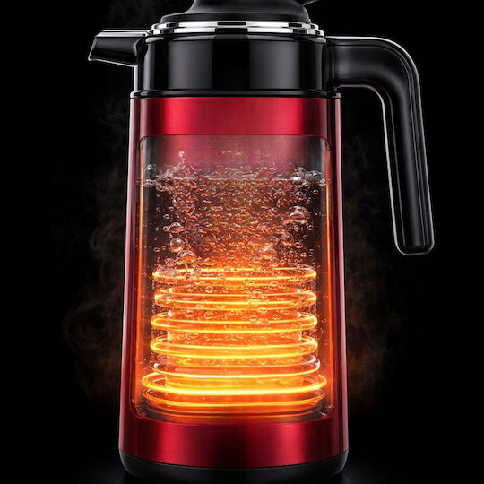 Verk Group Βραστήρας 3.5lt 1500W Κόκκινος