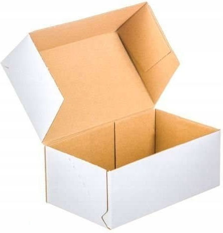 Verpackungskarton Weiß P25 x B20 x H8cm 100Stück