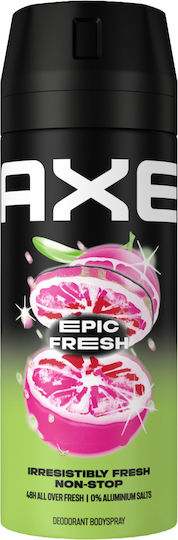 Axe Epic Fresh Grapefruit & Tropical Pineapple Scent Non Stop Fresh Deodorant Body Deodorant 48h In Spray 150ml