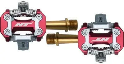 HT Bicycle Pedals Flat Orange