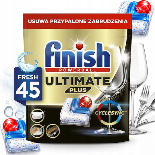 Finish Finish Ultimate Plus 45 Kapseln Geschirrspülmittel 650g