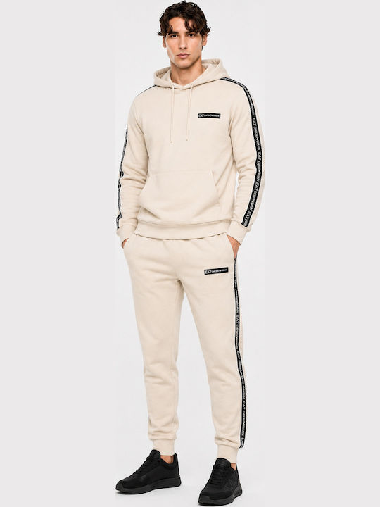 Hooded Sweatshirt Beige