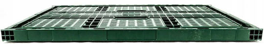 Plastic Green Storage Basket 46lt