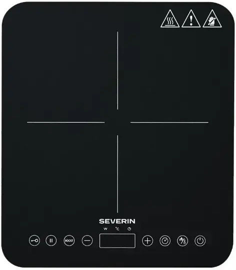 Severin Countertop Burner Induction Single Black