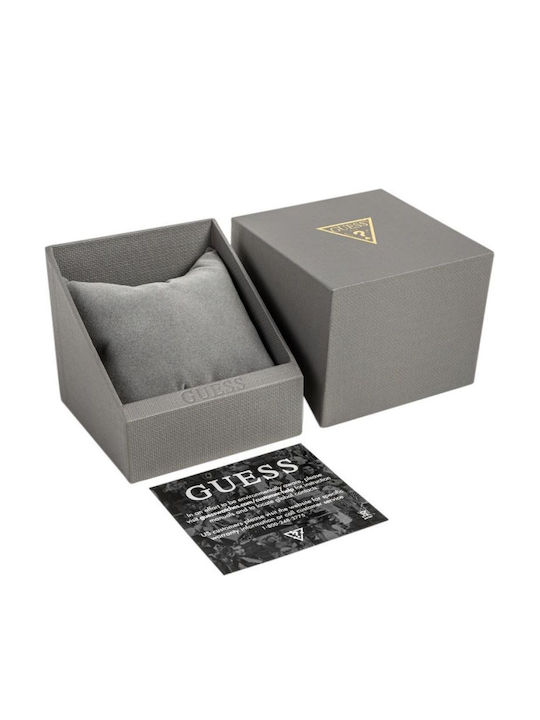 Guess Monte Men's Watch 42mm Battery with Black Metal Bracelet
