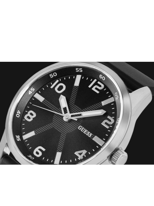 Guess Monte Men's Watch 42mm Battery with Black Metal Bracelet