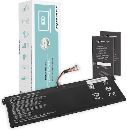 Movano Съвместима Батерия за Acer Aspire Acer Aspire 3 A314-22 A315-56 A315-57 A315-58 A317 с 3400mAh