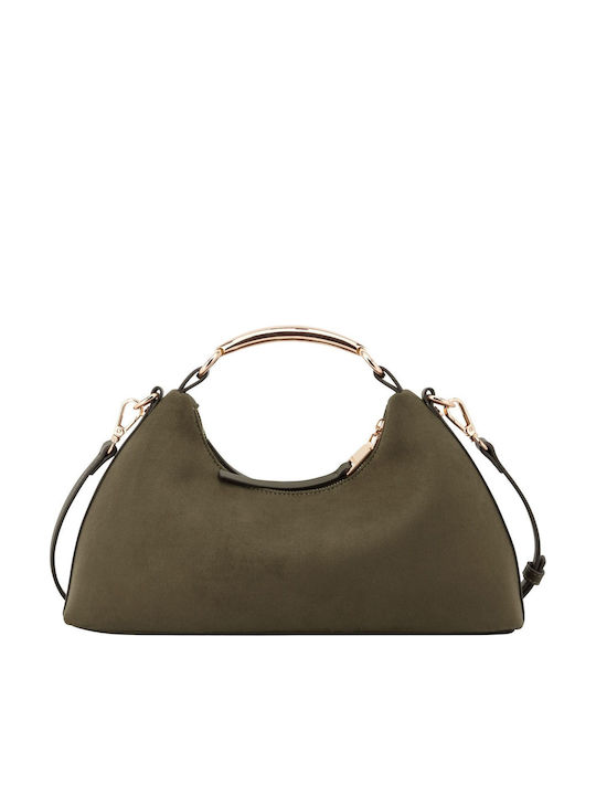 Stoff Damen Handtasche Khaki