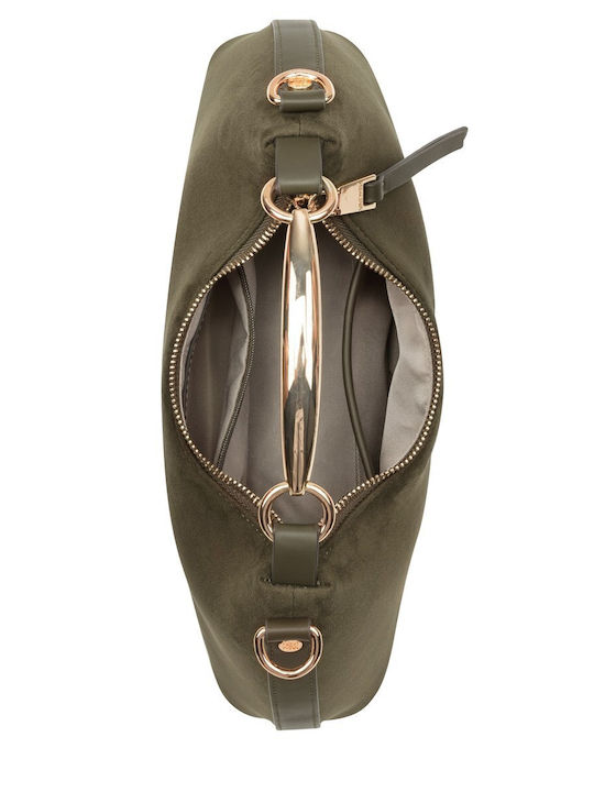 Stoff Damen Handtasche Khaki