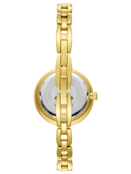 Lee Cooper Damenuhr 26mm Batterie mit Grünem Metall-Armband