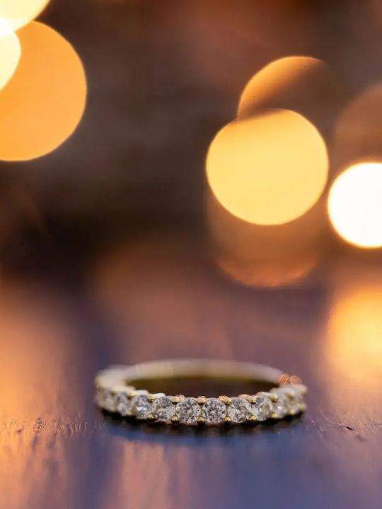 Women's Ring with Zircon from 9K Gold