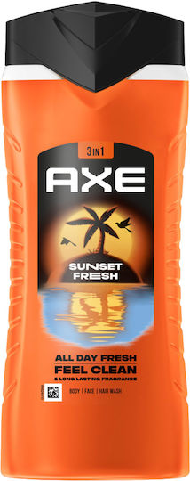 Axe Shower Gel for Men & Tropical Fruits Scent 400ml