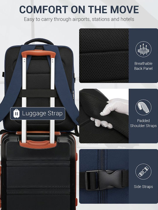Miss Lulu Backpack 32lt Navy Blue