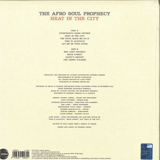 Afro Soul Prophecy Heat In City Vinyl Cd All Media