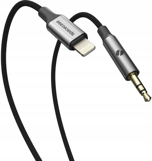Spacecase 3.5mm to Lightning Cable Grey 1m