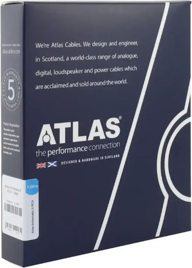 Atlas Cables Element Achromatic RCA-Kabel - RCA-Stecker 0,75m