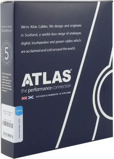 Atlas Cables Елемент Кабел RCA Мъжки - RCA Мъжки 1м