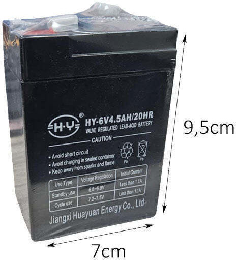 98316-1215625 UPS-Batterie mit Gewicht 4.5Ah und Spannung 6V