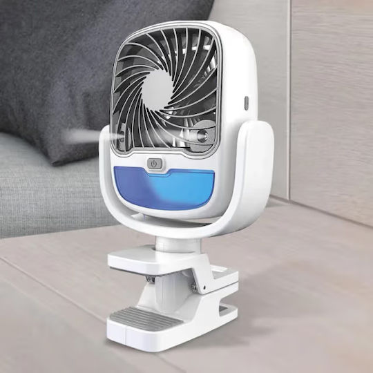Ventilator USB Cu Apă Și Iluminare Și Baterie Externă Multicolor FOX500133