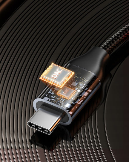 Innostyle Cable USB-C male - 3.5mm Γκρι 1m A140GY