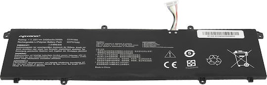 Movano Compatible Battery for Asus VivoBook Asus Vivobook S14 M433 S433 S433fl S15 S533 S533eq with 3400mAh