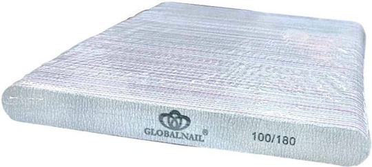 Globalnail Double-Sided Nail File 100/180 50 Pieces