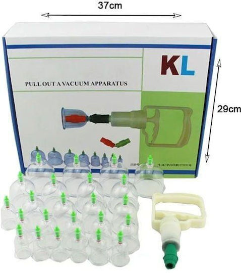 Kl Therapeutic Suction Cup Device 24pcs Pull Out A Vacuum Apparatus 24pcs