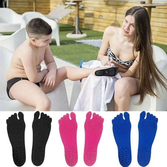 Non-slip Foot Stickers Light Blue L