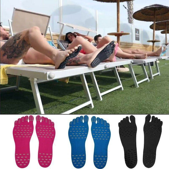 Non-slip Foot Stickers Light Blue L