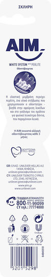 AIM White System Manual Toothbrush Hard Pieces