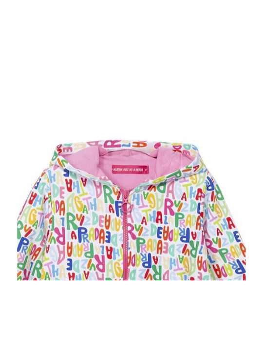 Kids Sweatshirt Cardigan with Multicolour Hood