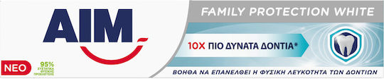 AIM Family Protect White Pastă de dinți pentru Albire 75ml