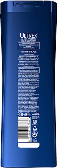 Ultrex Anti Hair Fall Shampoos against Dandruff & Hair Loss for All Hair Types 360ml