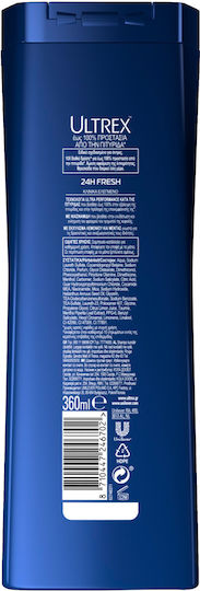 Ultrex Men 24h Fresh Σαμπουάν κατά της Πιτυρίδας για Όλους τους Τύπους Μαλλιών 360ml