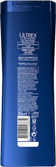 Ultrex Men Deep Clean Action Shampoos against Dandruff for Normal Hair 360ml