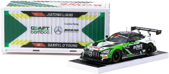 Model Mașină Mercedes-Benz AMG GT3 Verde #77 World Challenge Asia 2025 Scara 1:64 Tarmac Works