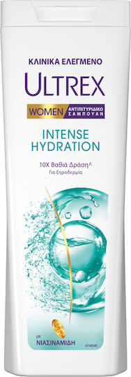 Ultrex Intense Hydration Shampoos Against Dandruff & Dry Scalp for Dry Hair Hair 360ml