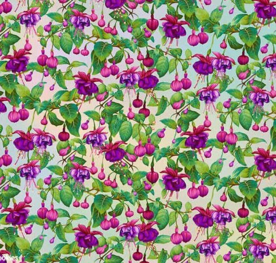 Oxygen Decorative Pillow Case Bellflowers Multicolour 45x45cm