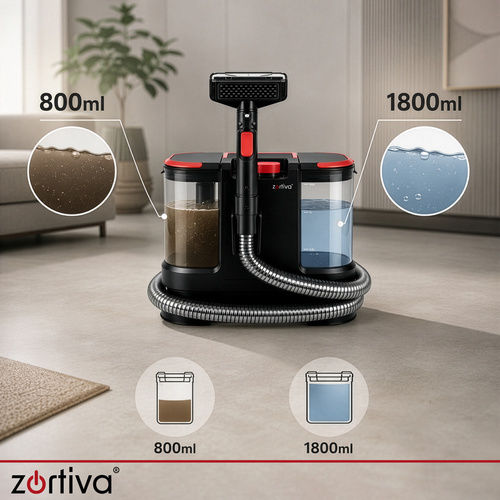 VacTrim Wet-Dry Vacuum 800W with Plastic Container 1.8lt Grey