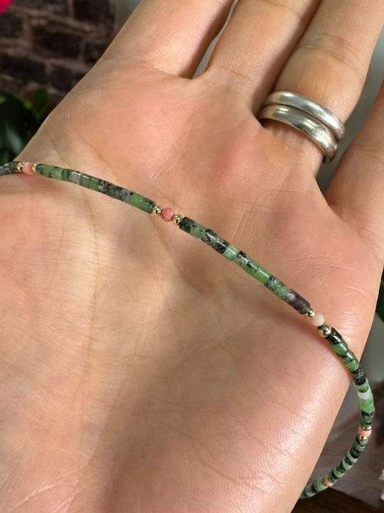 Ezera Choker Talisman Placat Cu Aur