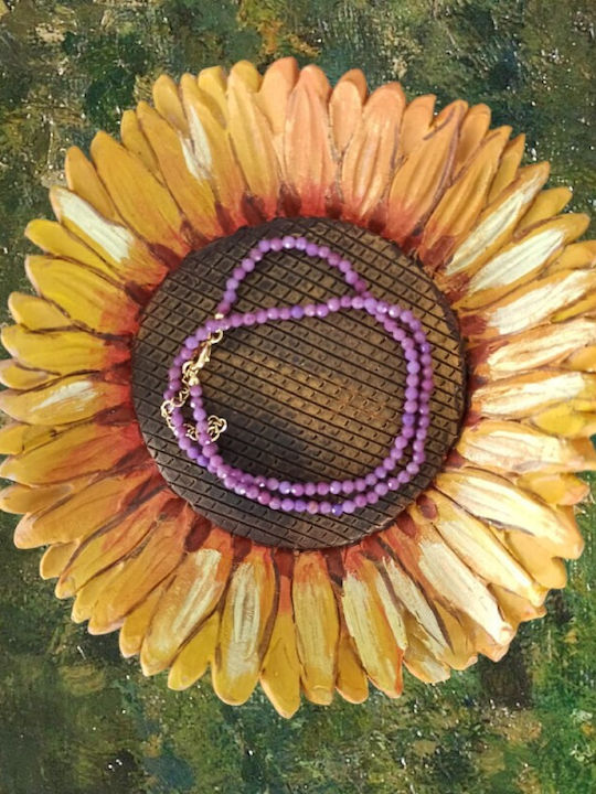 Ezera Choker Placat Cu Aur